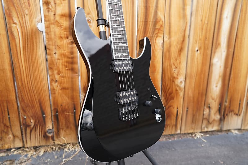 Электрогитара Schecter DIAMOND SERIES Reaper-6 Custom - Gloss Black 6-String Electric Guitar