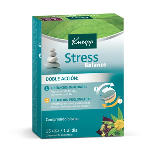 

Таблетка с двухслойной технологией и двойным действием Stress Balance Kneipp, 15 UD