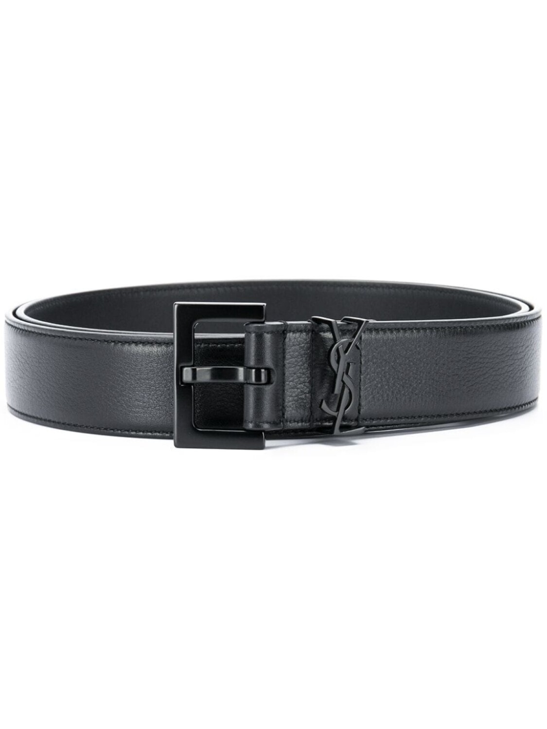 

Saint Laurent ремень с монограммой, черный