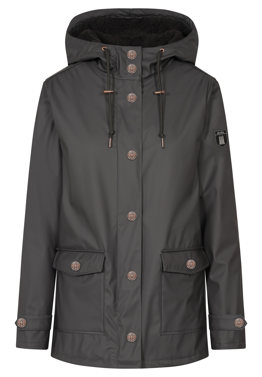 

Дождевик Derbe Pensholm, цвет phantom/black