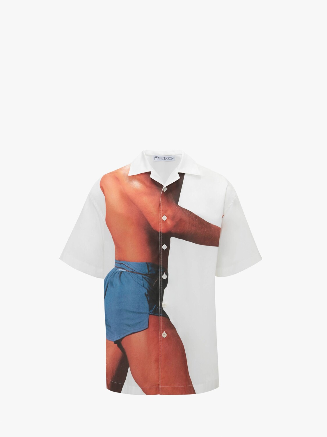 

Рубашка с коротким рукавом JW Anderson, белый / мультиколор