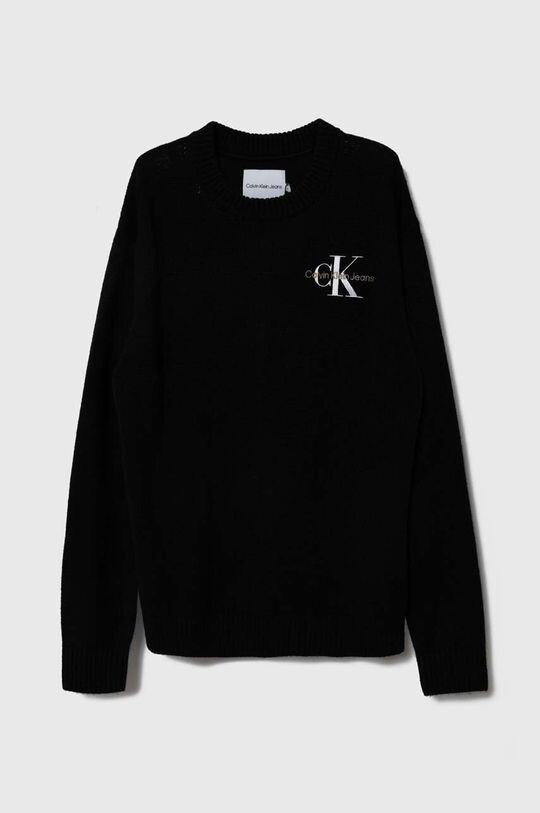 

Детский свитер Calvin Klein Jeans, черный