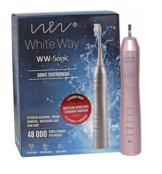

White Way WW Sonic звуковая зубная щетка, 1 шт.