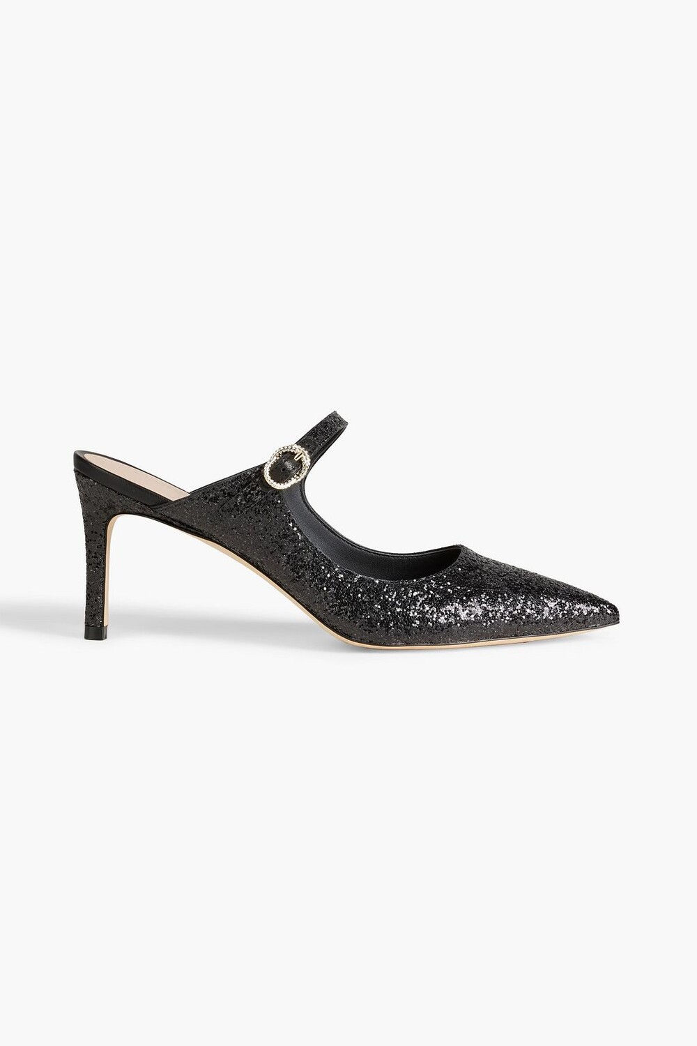 

Туфли-мофели Dazzle 75 из блестящей кожи STUART WEITZMAN, черный