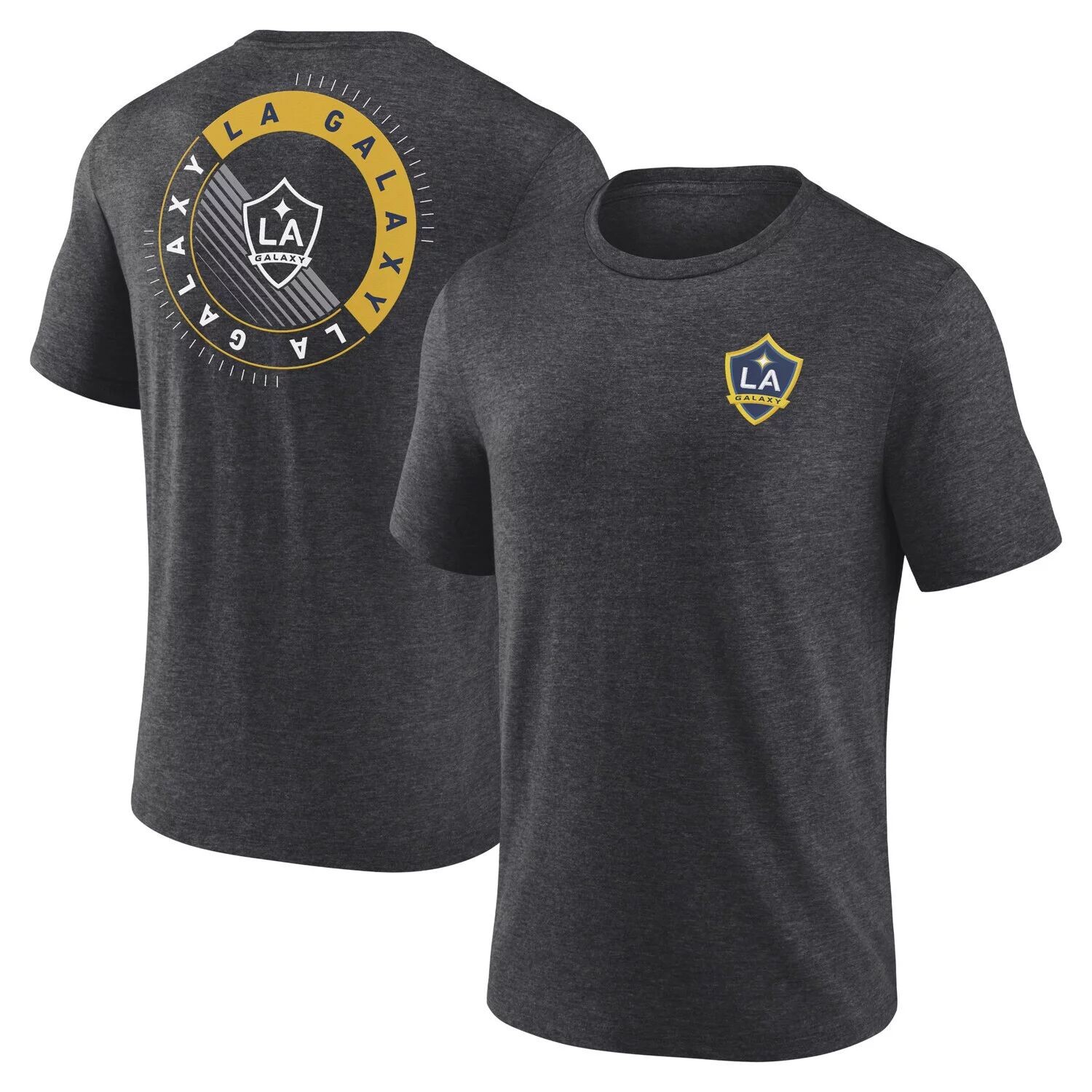 

Мужская темно-серая футболка Fanatics LA Galaxy Full Circle Tri-Blend, Серый