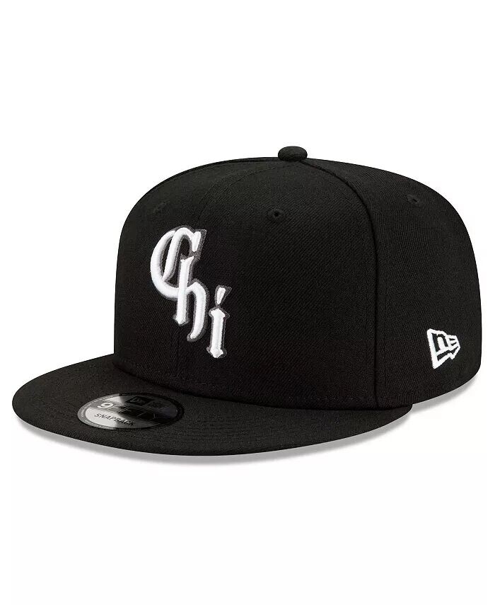

Регулируемая кепка Big Boys Black Chicago White Sox City Connect 9FIFTY Snapback New Era, черный