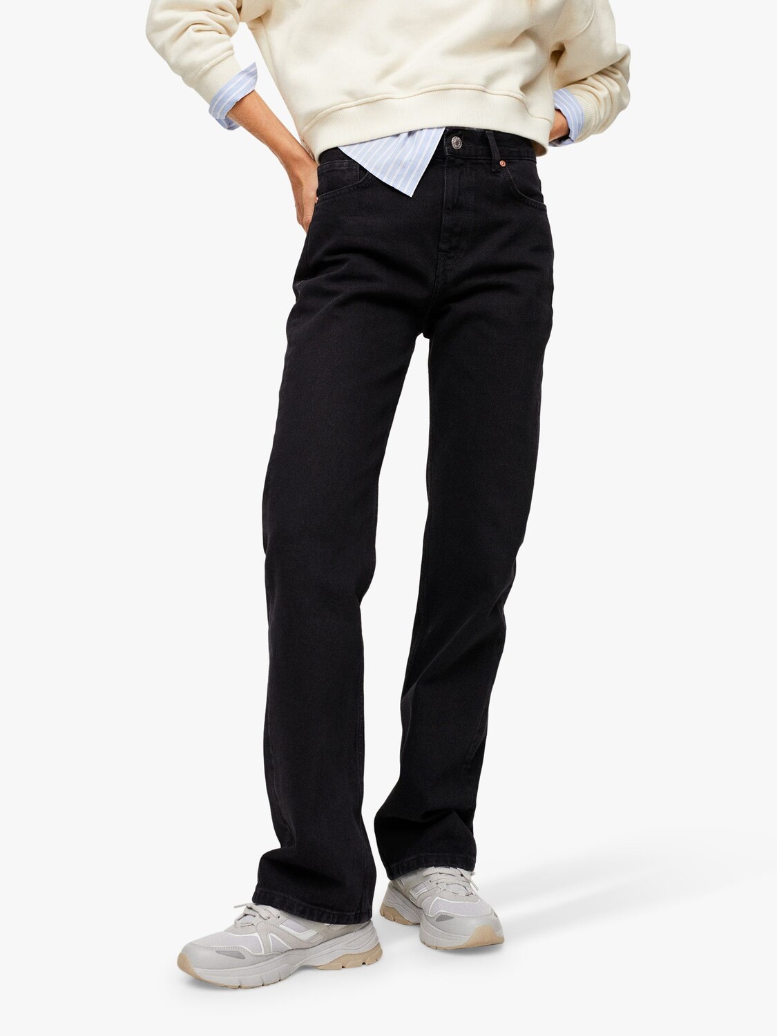 

Джинсы Mango Gala Bootcut, черные
