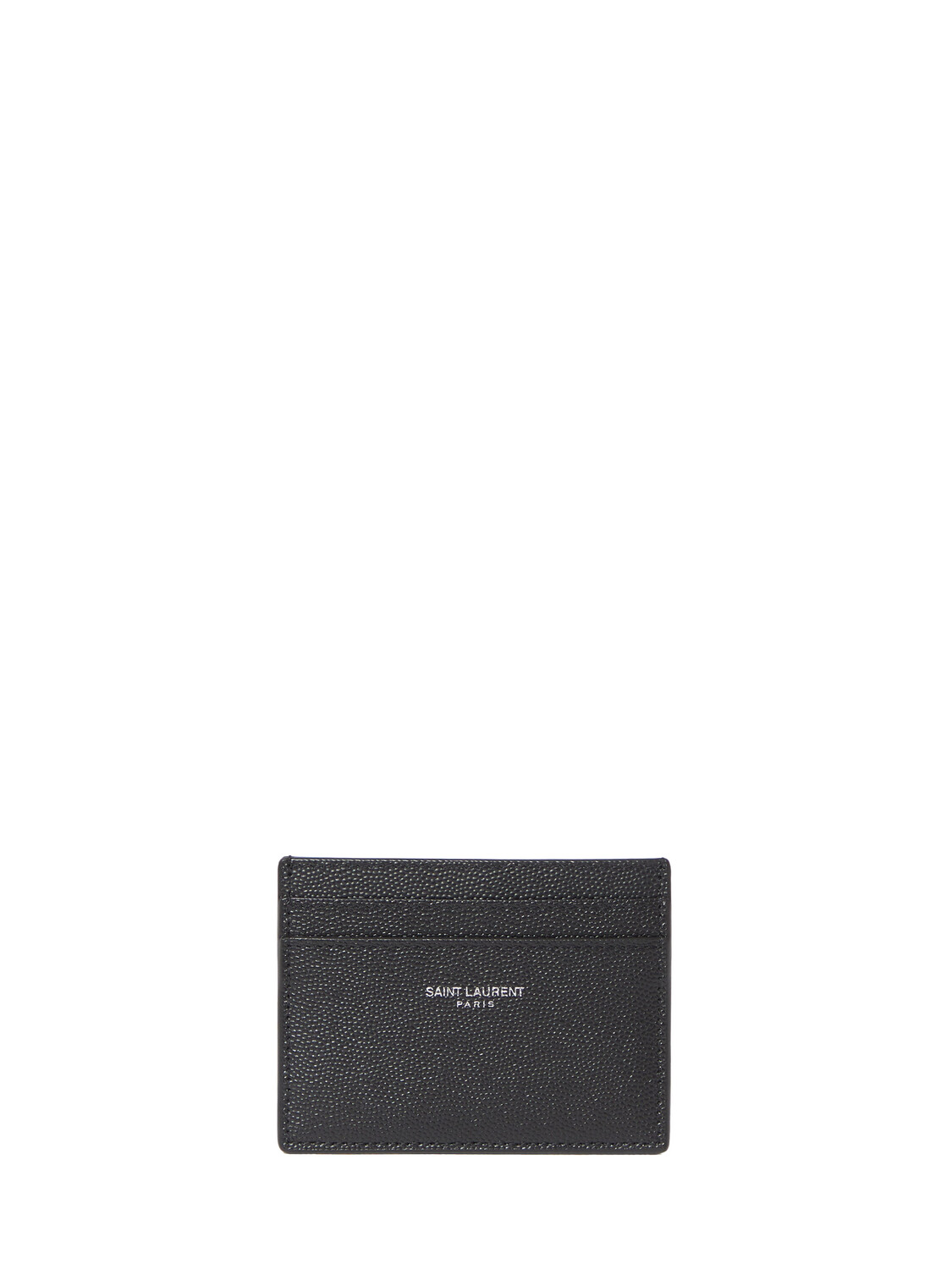

Картхолдер Saint Laurent Black leather, черный