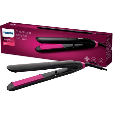 Essential Bhs375/00 Инструмент для укладки волос Щетка для выпрямления Теплый черный розовый 220°C, Philips цена и фото