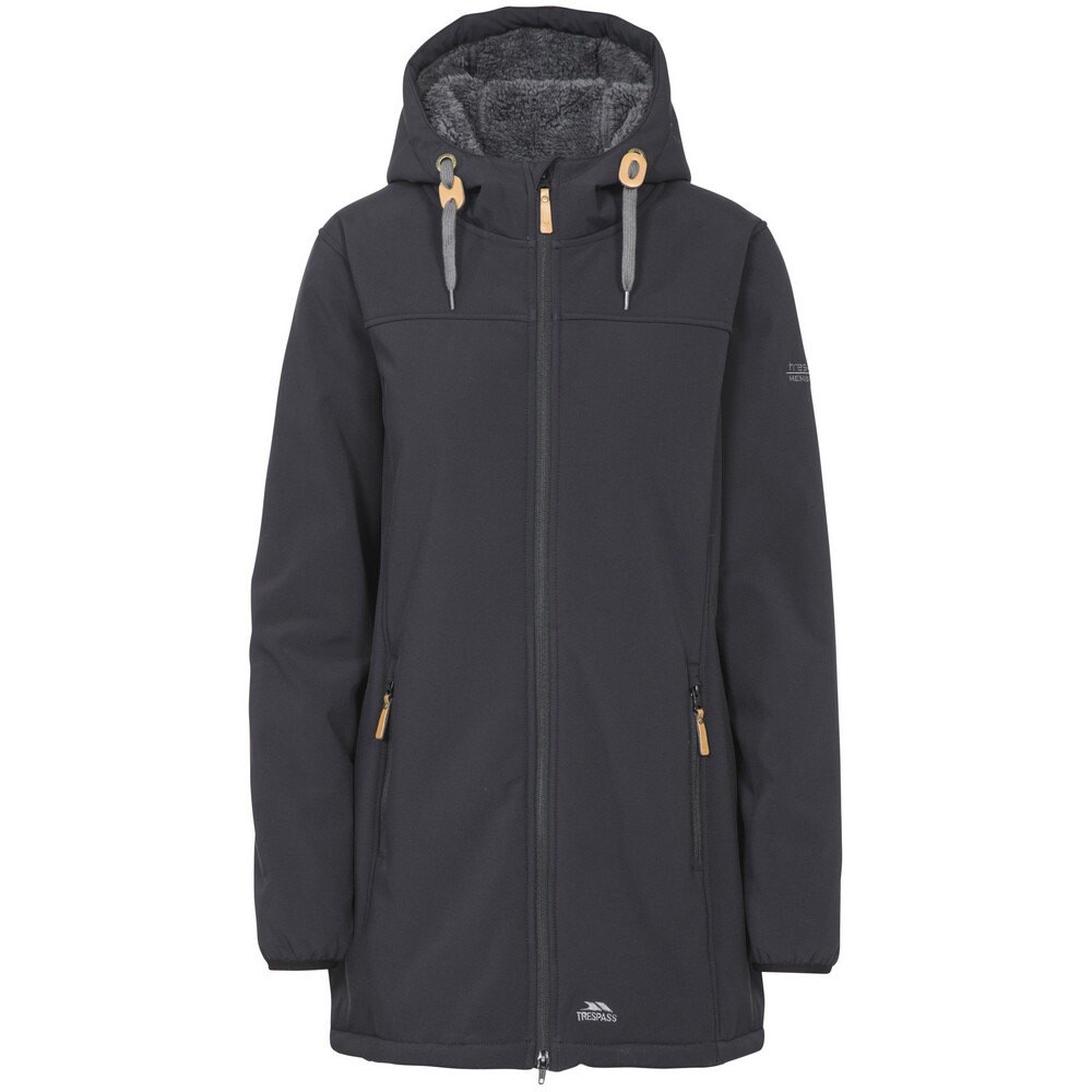 

Куртка Trespass Kristen Longer Length Waterproof Hoodie, черный