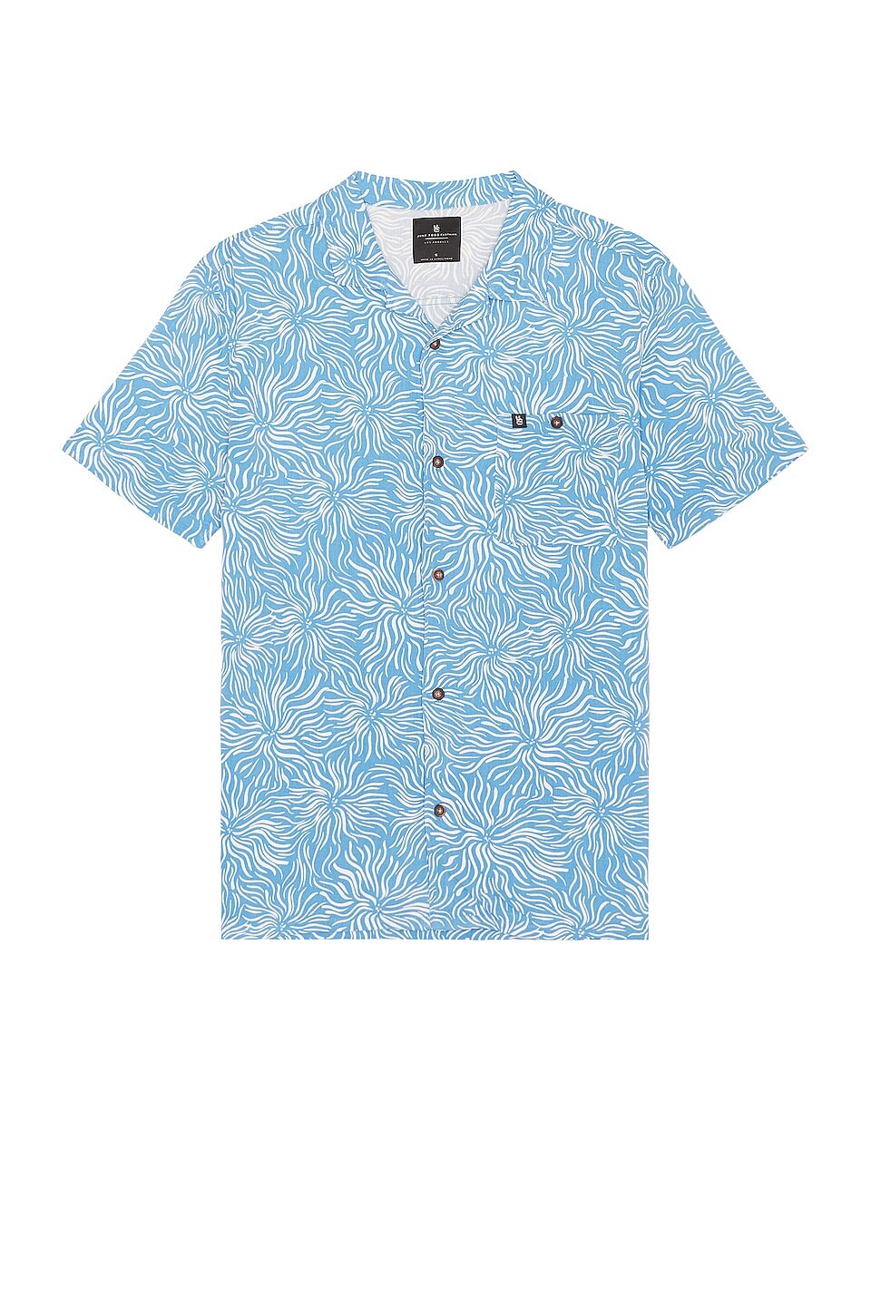 

Рубашка Junk Food Austin Short Sleeve, цвет Parisian Blue
