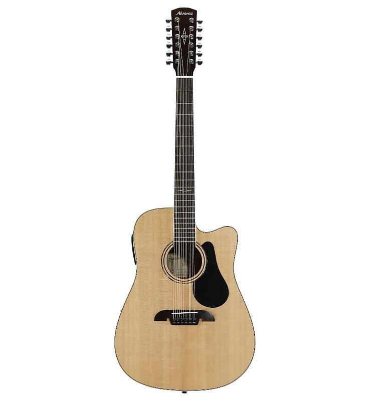 цена Акустическая гитара Alvarez Artist Series AD60-12CE Cutaway Acoustic Electric 12-String Guitar