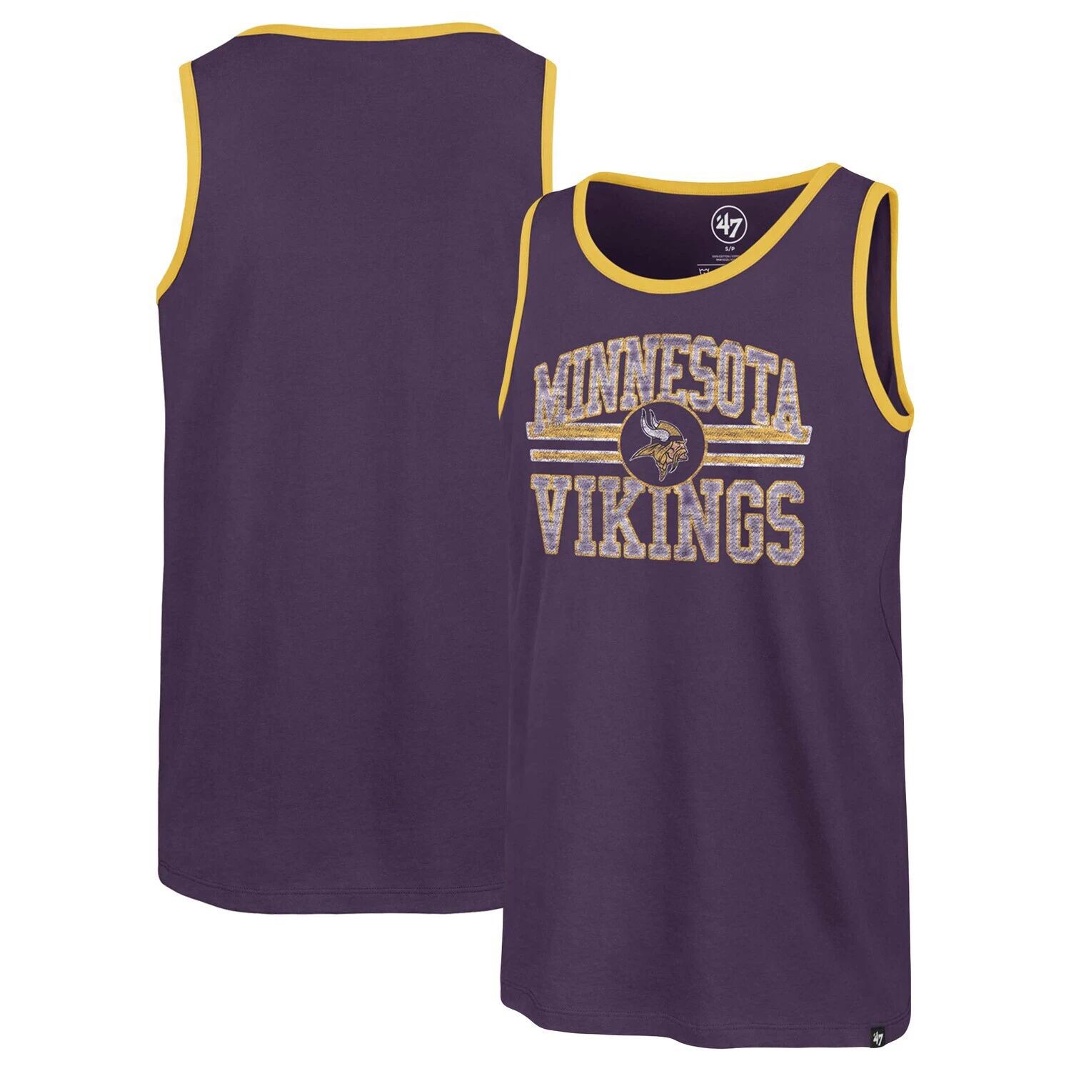 

Мужская фиолетовая майка Minnesota Vikings Winger Franklin '47 фиолетового цвета