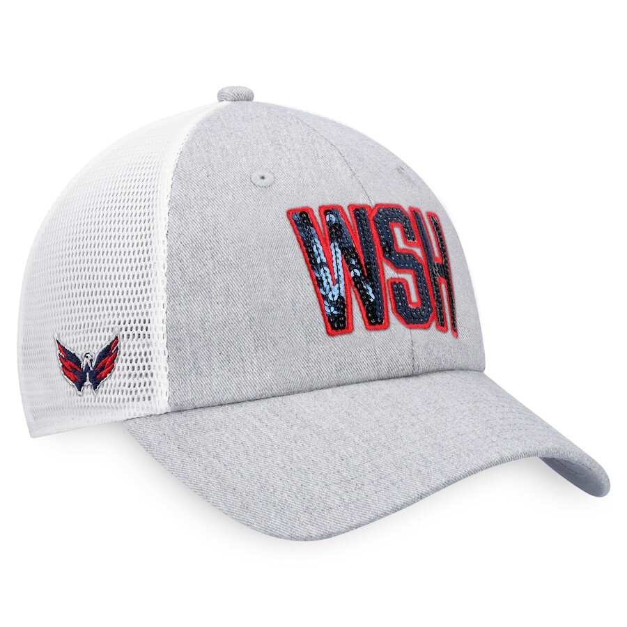 

Бейсболка Fanatics Branded Washington Capitals, серый