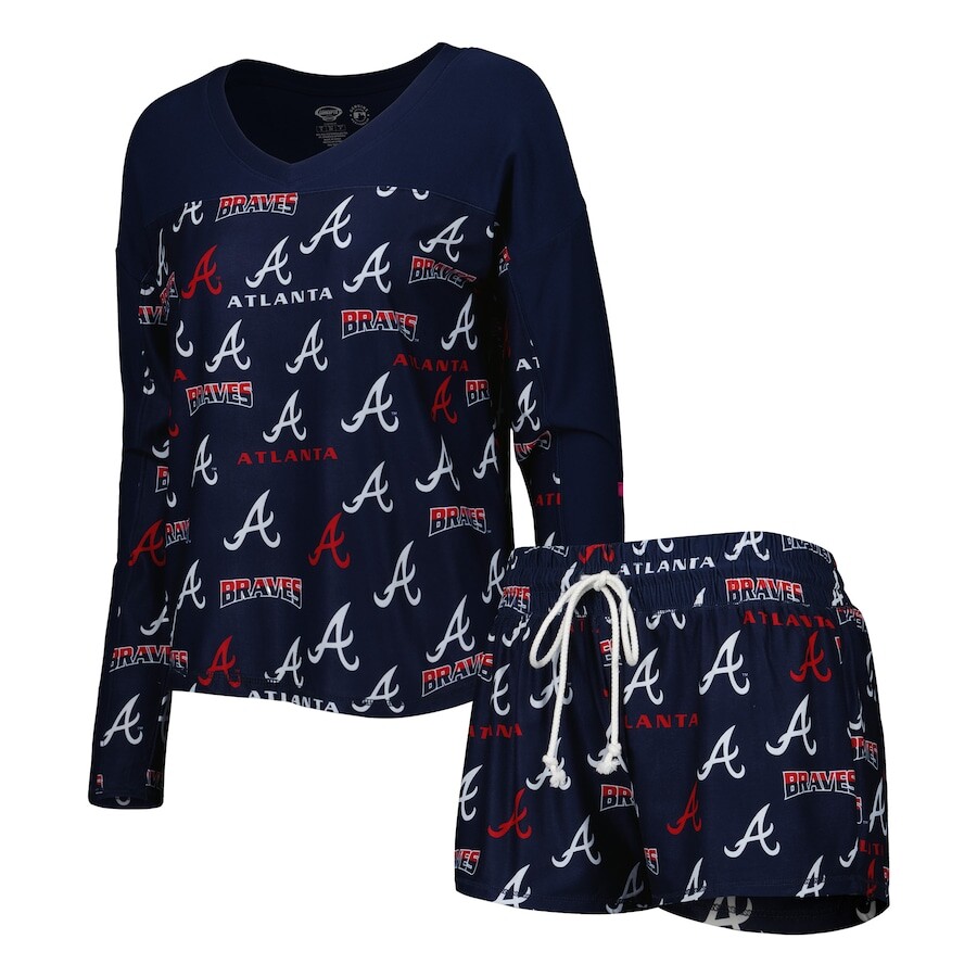 

Пижамный комплект Concepts Sport Atlanta Braves, нави