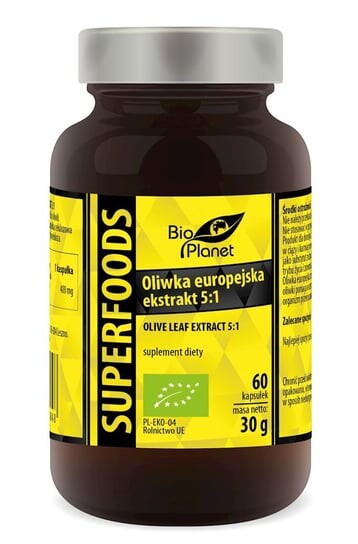 

Экстракт европейской оливы Bio 60 капсул (400 мг) - Bio Planet