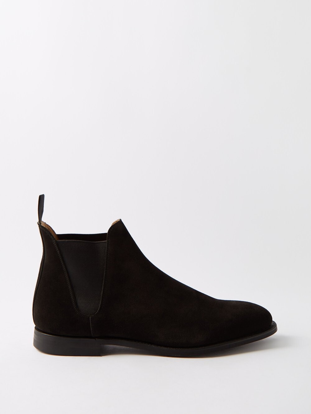 

Замшевые ботинки челси Crockett & Jones, черный