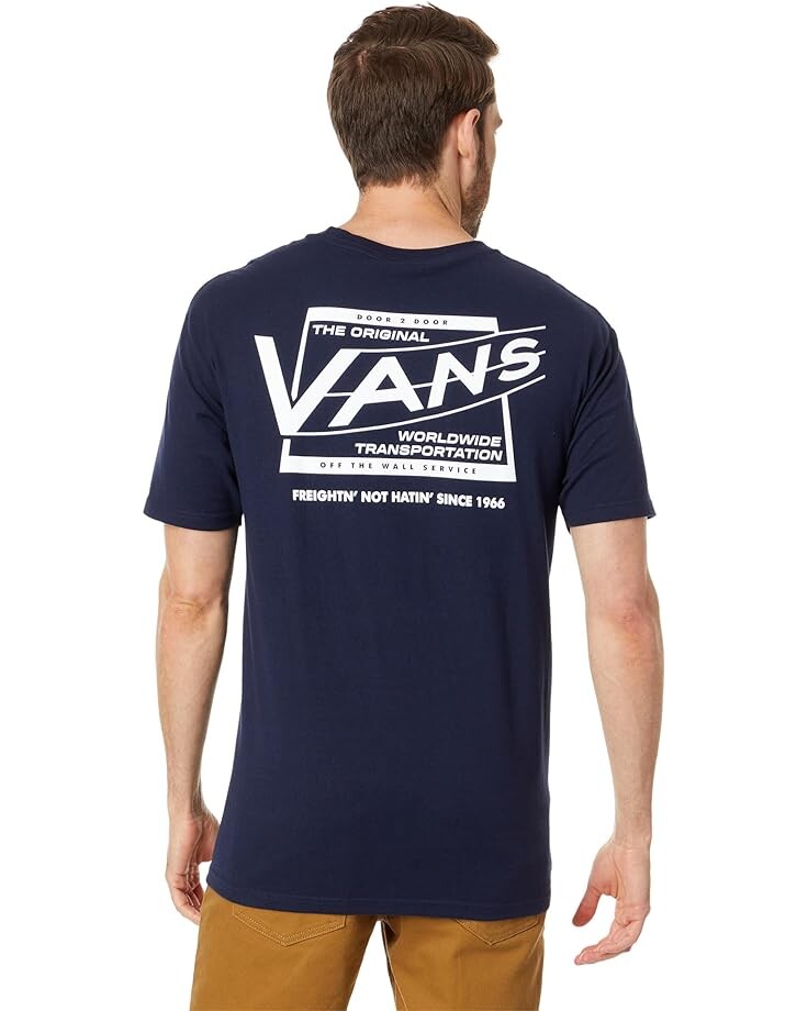 

Футболка Vans Vans Truckin Company Short Sleeve Tee, темно-синий