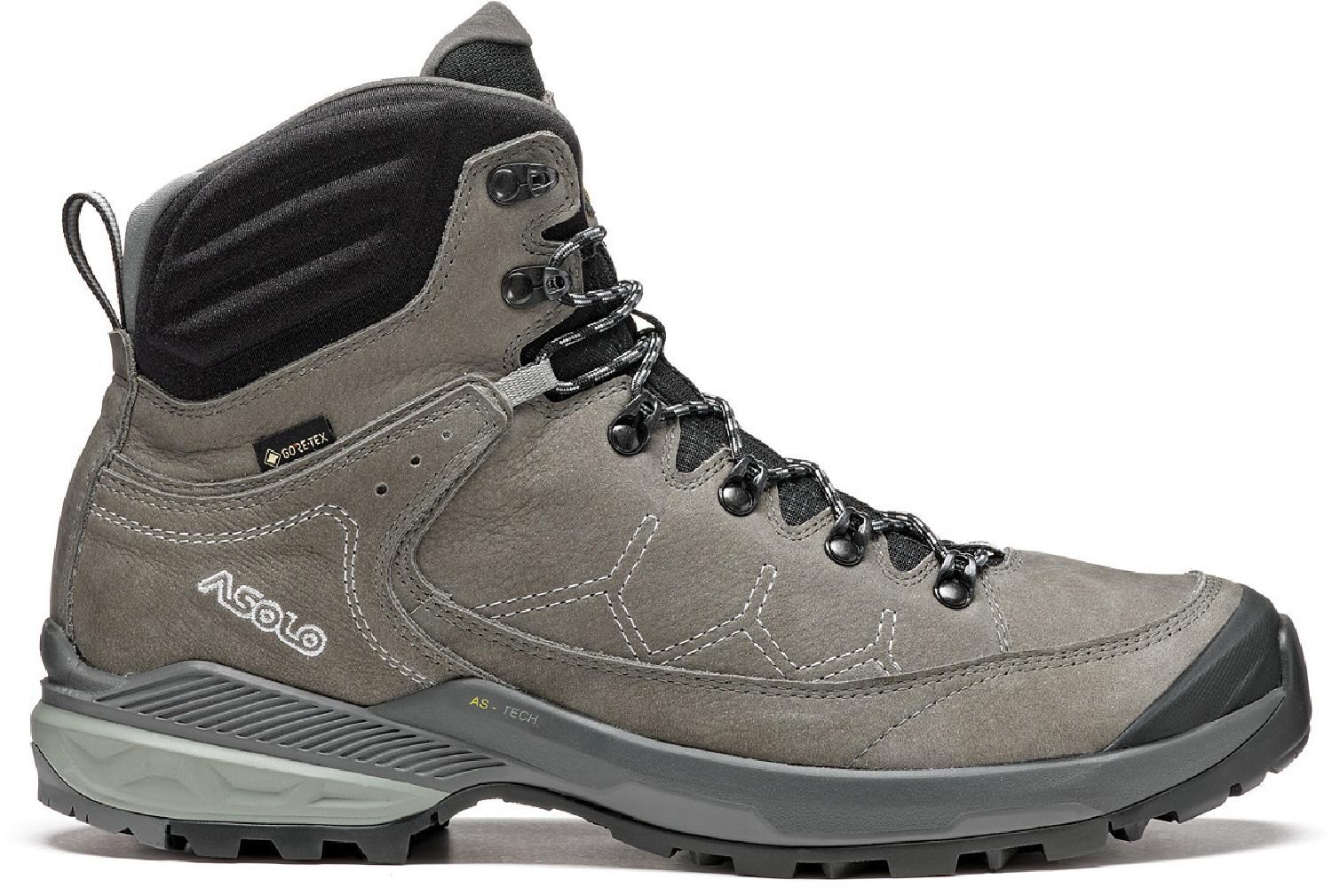 Походные ботинки Falcon EVO NBK GV — мужские Asolo, серый коричневые мужские треккинговые ботинки fugitive gore tex asolo
