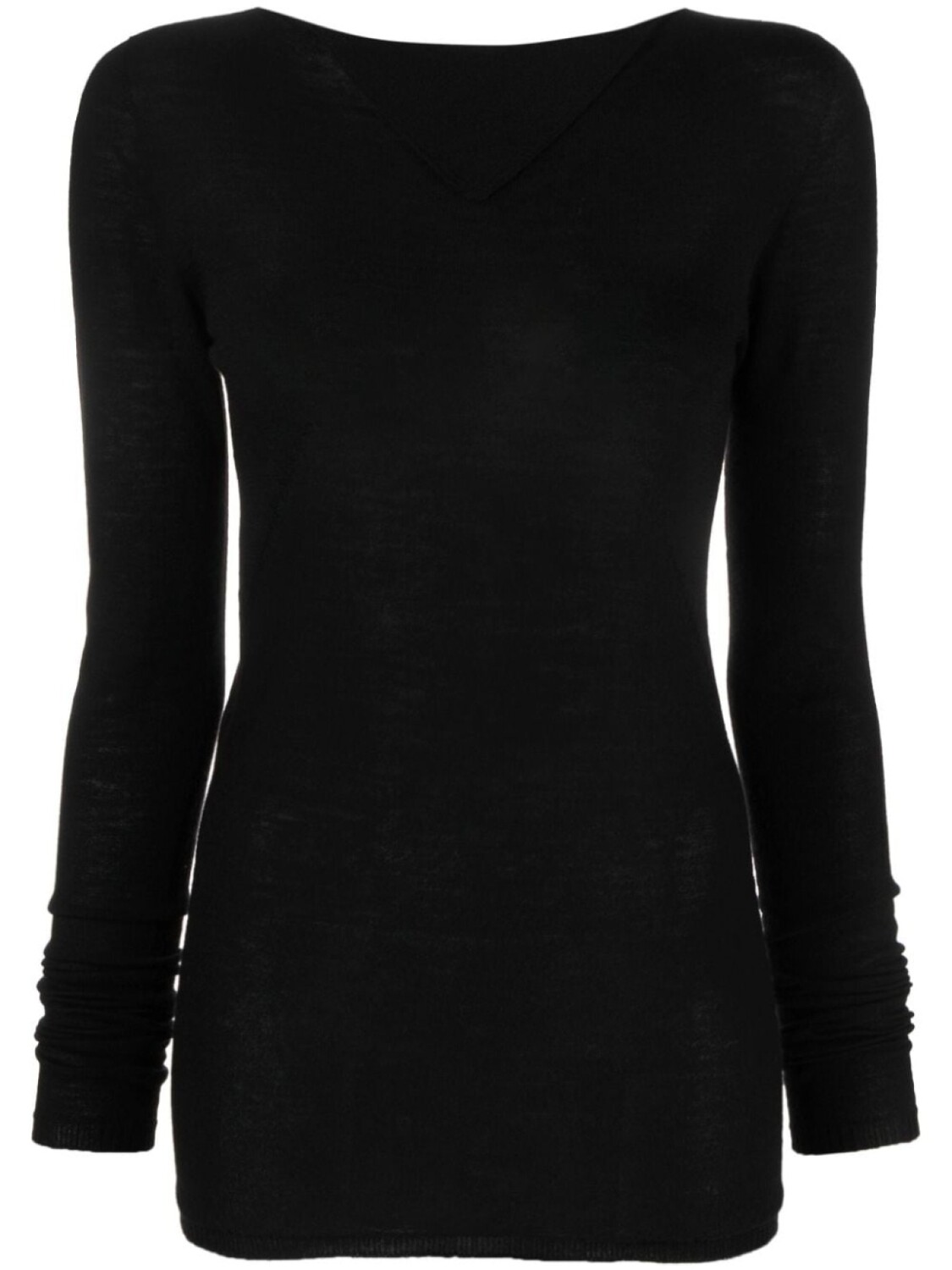 

Rick Owens топ из вирджинской шерсти с длинными рукавами, черный