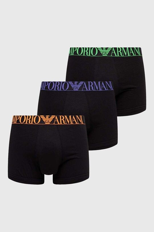 3 упаковки боксеров Emporio Armani Underwear, черный