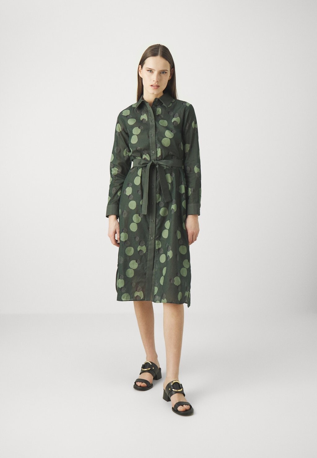 

Платье-блузка VIGILE Max Mara Leisure, цвет verde scuro