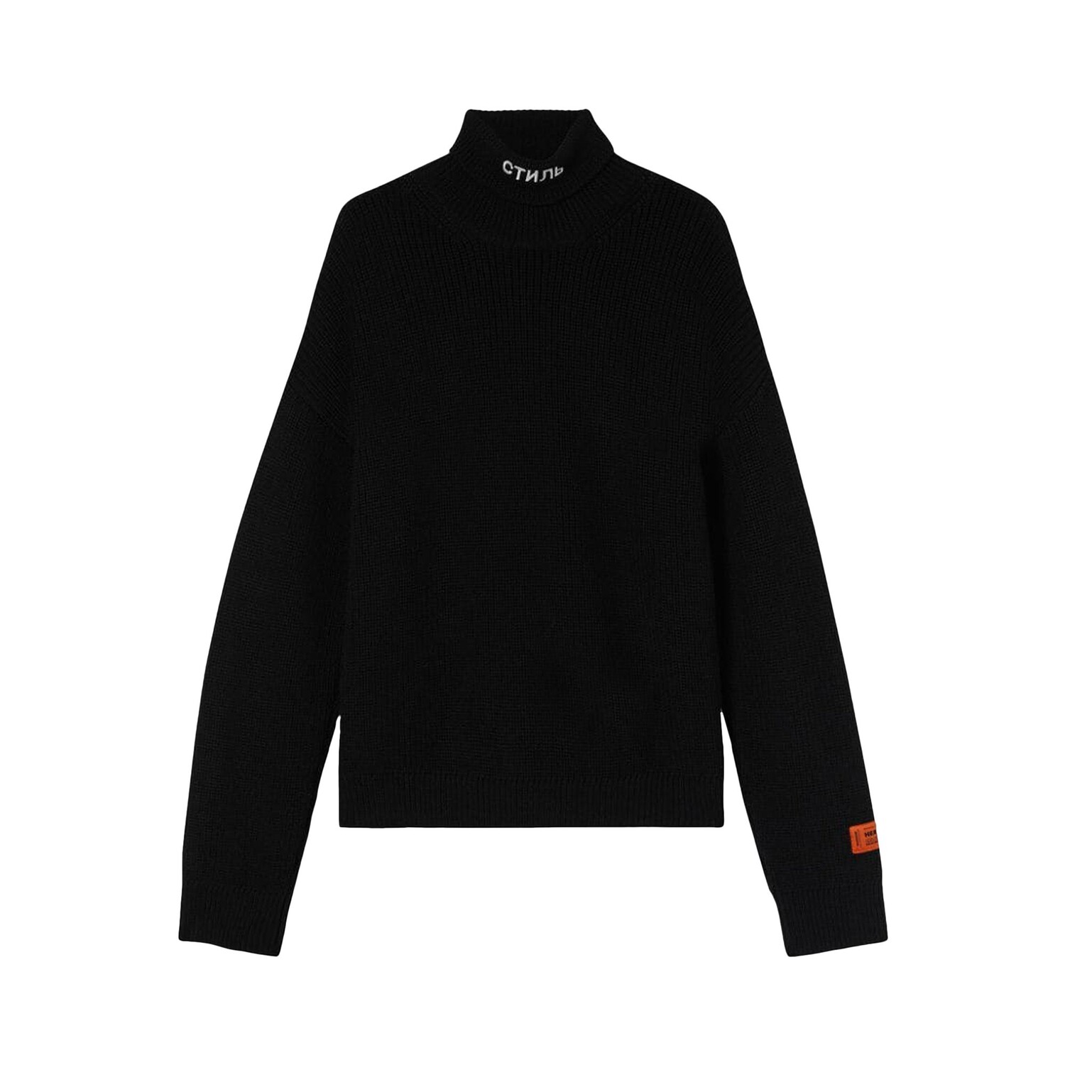 

Вязаный водолазка Heron Preston CTNMB, цвет Черный/Белый