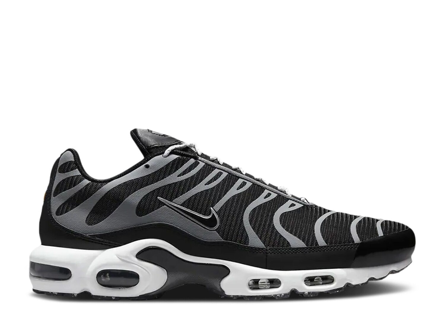 Air max plus black/black/metallic silver best sale