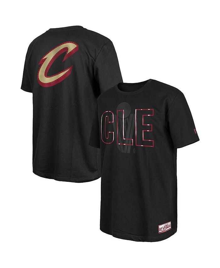 

Мужская черная футболка Cleveland Cavaliers 2023/24 City Edition Elite Pack New Era, черный