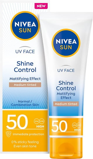 Матирующий крем для лица SPF 50, 50 мл NIVEA SUN Shine Control