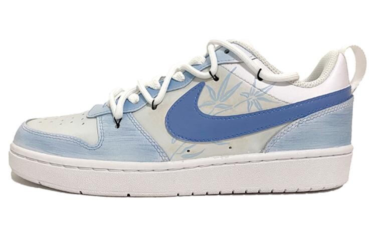 

Кроссовки Nike Court Borough Skateboarding Shoes Women's Low-top Beige/Blue, голубой, Синий, Кроссовки Nike Court Borough Skateboarding Shoes Women's Low-top Beige/Blue, голубой