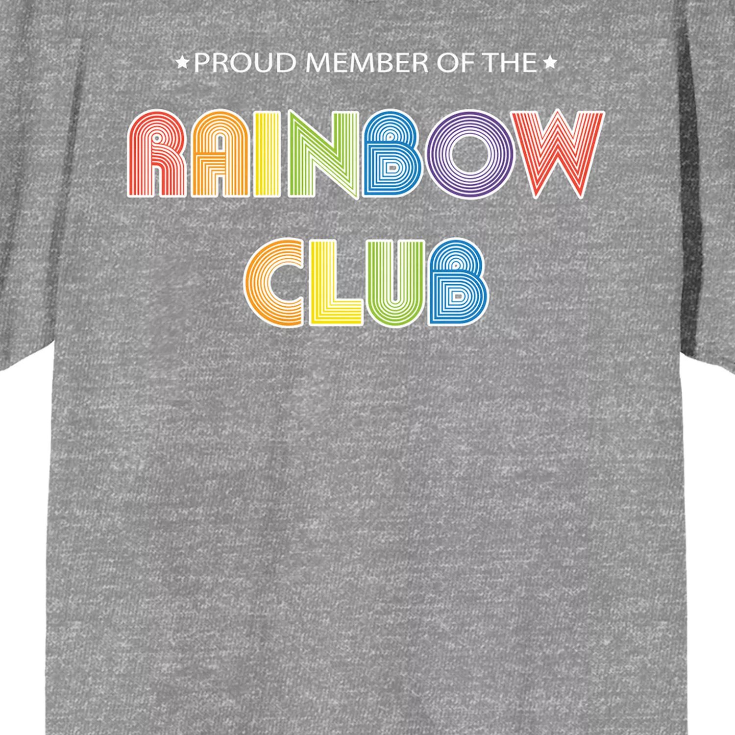 Мужская радужная футболка Pride Proud Member Licensed Character