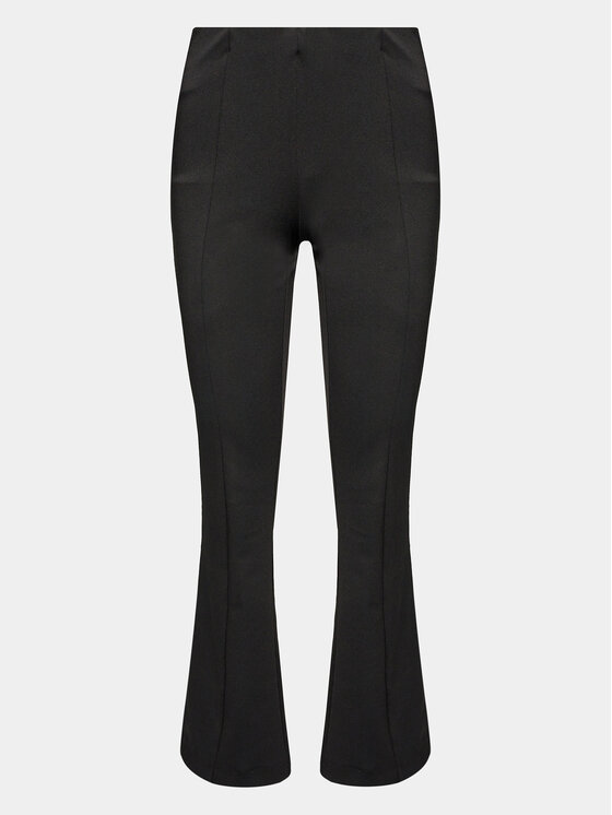 Тканевые брюки стандартного кроя Gina Tricot, черный джинсы whitney прямые заниженная посадка стрейч размер 31 черный
