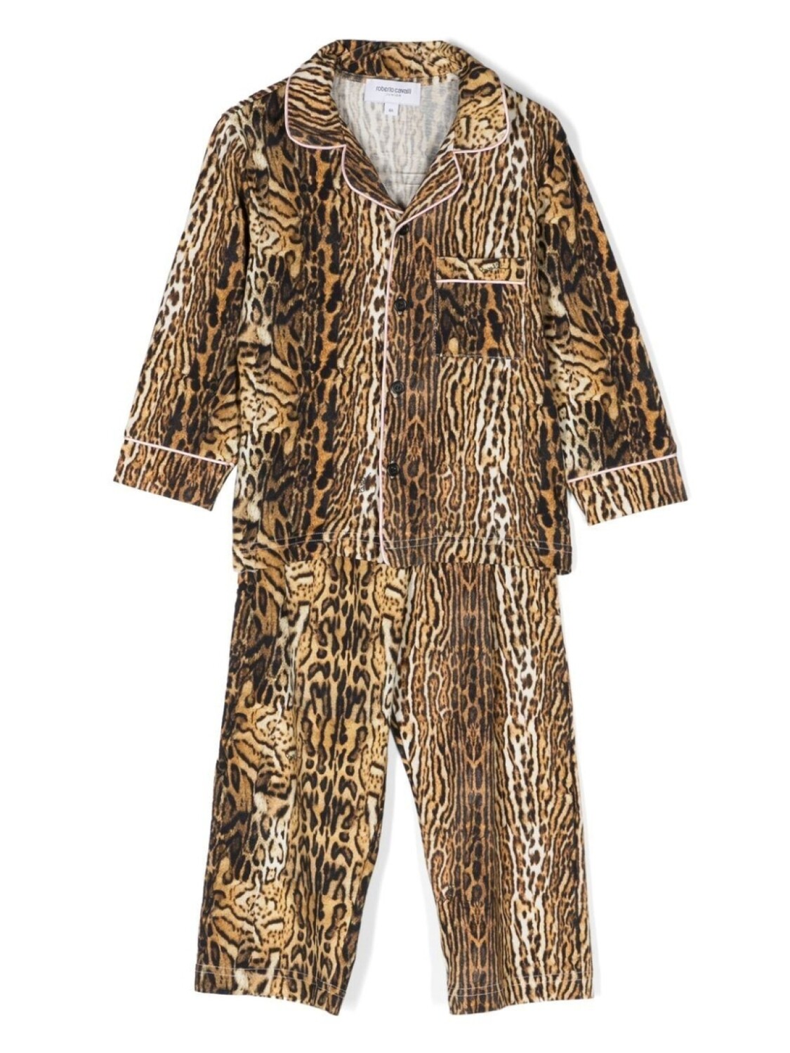 

Пижама с принтом Roberto Cavalli Junior, нейтральный цвет