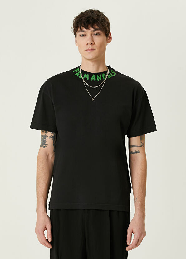 

Футболка с логотипом Palm Angels, черный