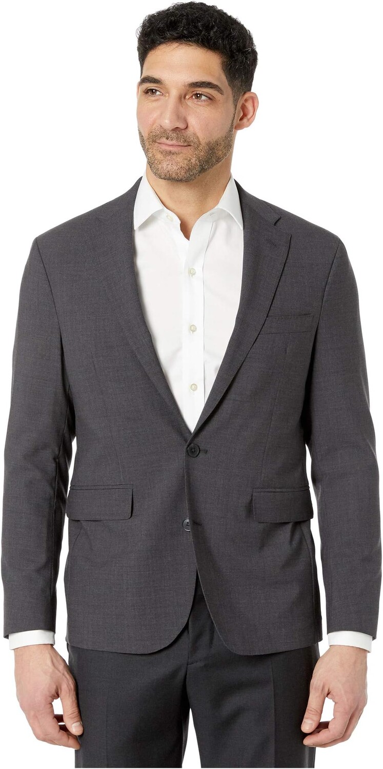 

Пальто Cole Haan Slim Fit Suit Separate Coat, угольный