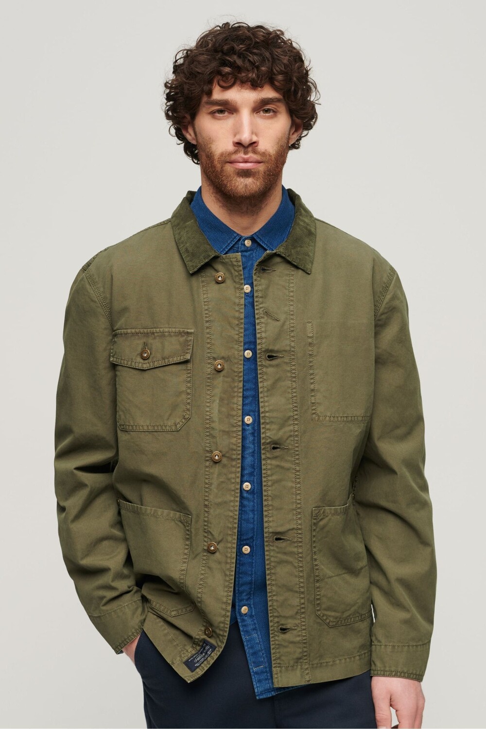 

Рабочая куртка из хлопка Merchant Superdry, зеленый