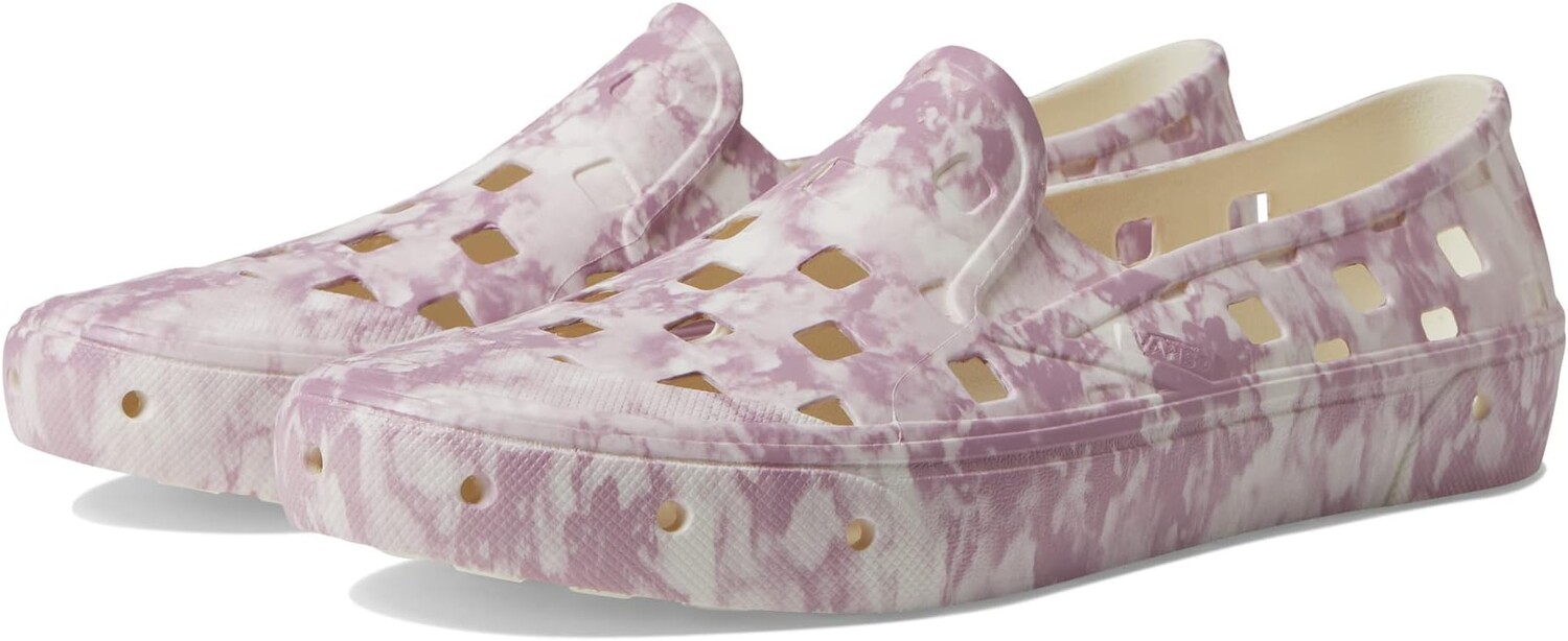 

Кроссовки Trek Slip-On Vans, цвет Tie-Dye Light Purple