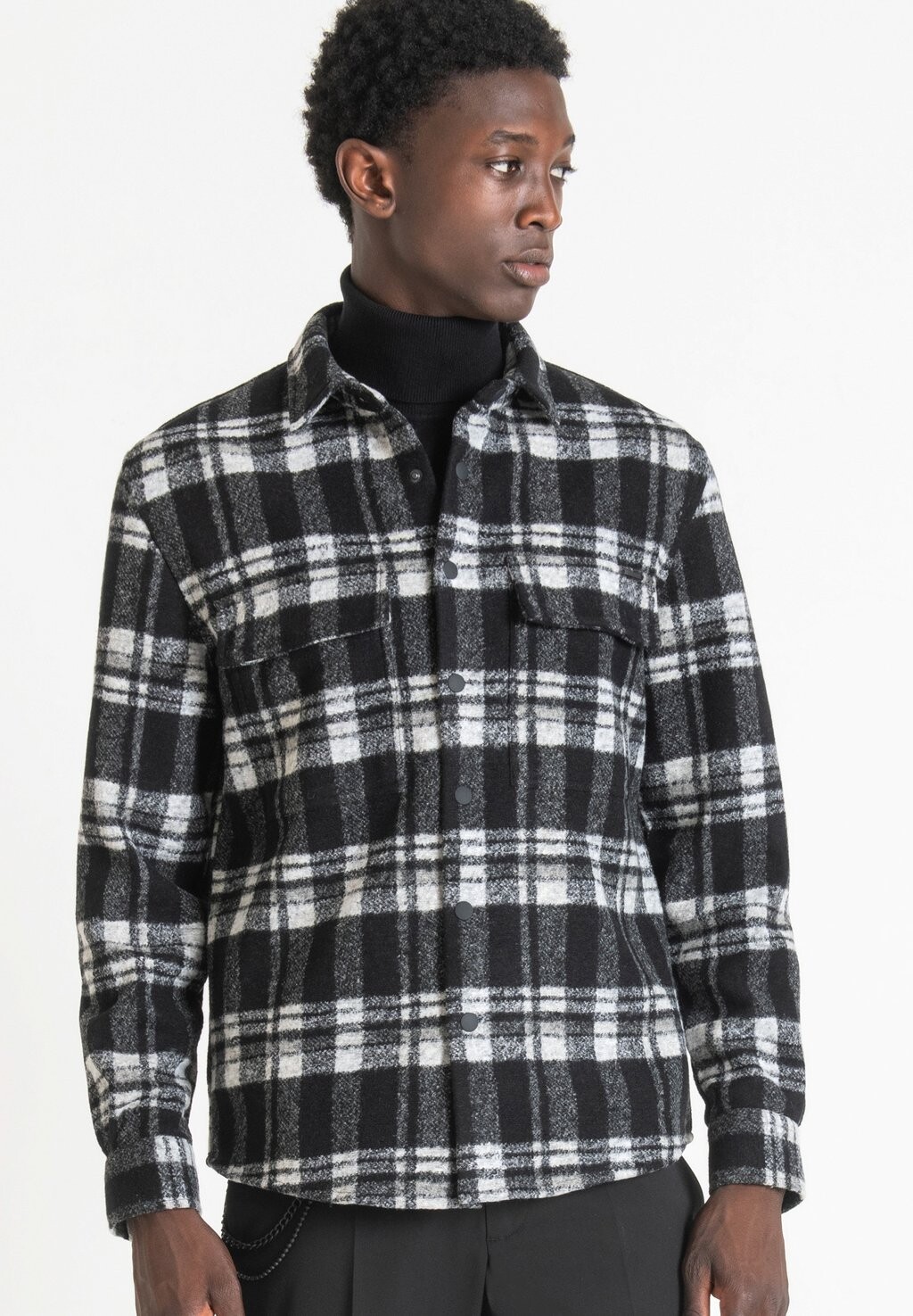 

Рубашка Munich Straight Fit Regular Shirt Antony Morato, цвет steel grey