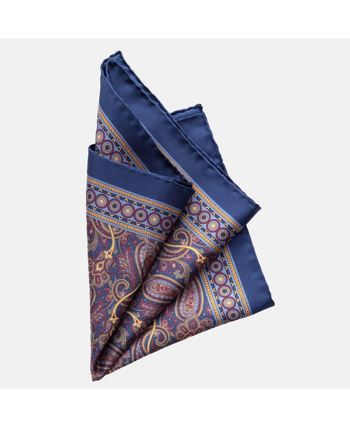 Garibaldi — большой шелковый нагрудный платок для мужчин — королевский синий Elizabetta нагрудный платок gentleteam для мужчин синий голубой