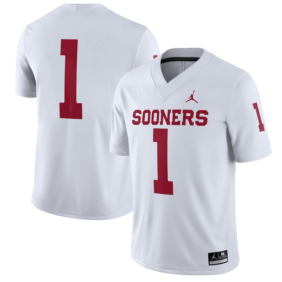 

Джерси Jordan Brand Oklahoma Sooners, белый