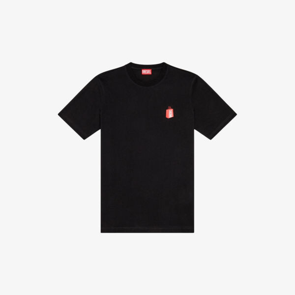 

Хлопковая футболка T-Just-N18 с логотипом Diesel, цвет 9xx