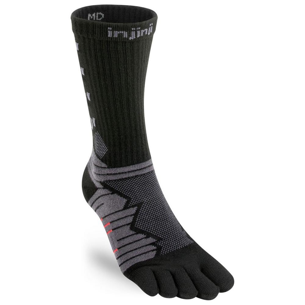 

Носки Injinji Ultra Run Crew Coolmax, черный
