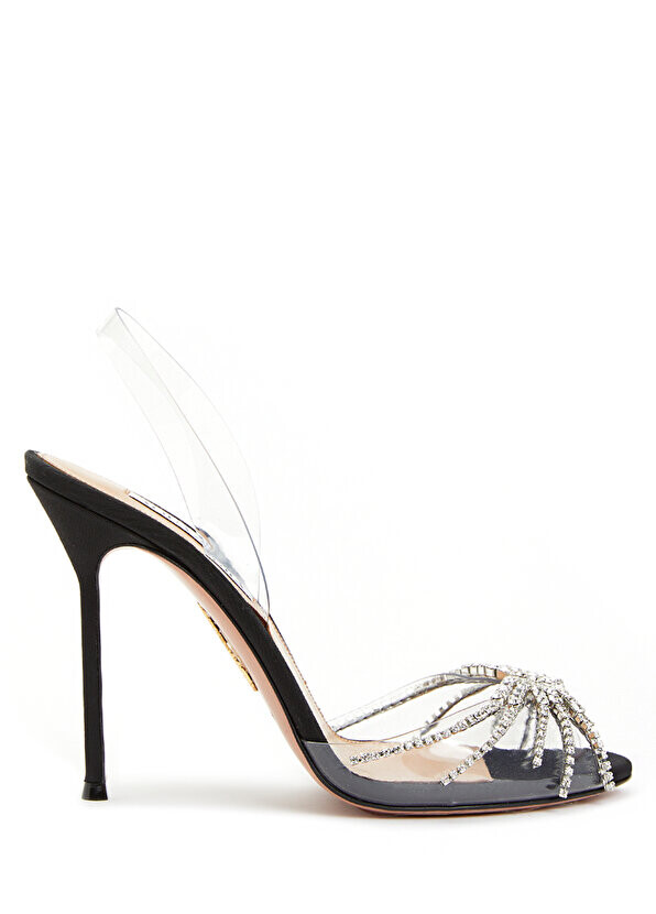 

Женские сандалии с черным камнем Aquazzura