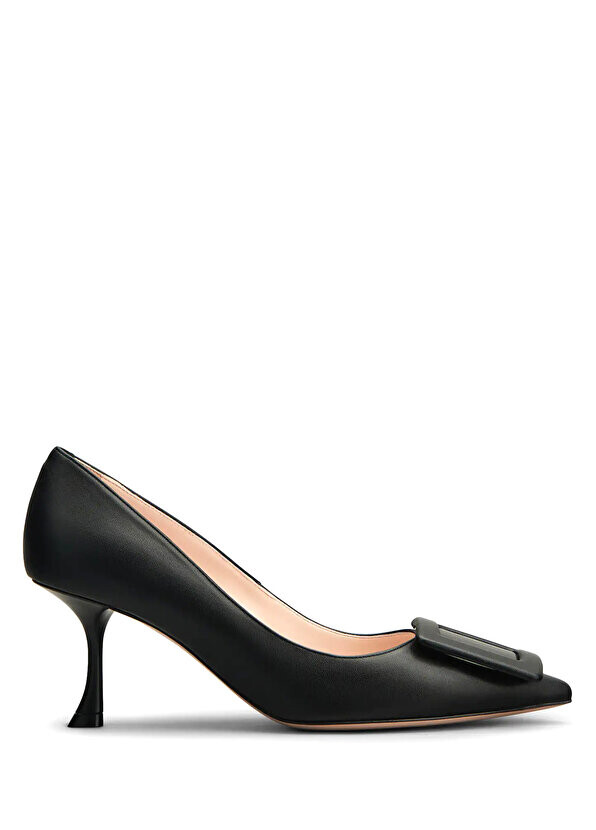 

Viv' in the city черные кожаные туфли на высоком каблуке ROGER VIVIER
