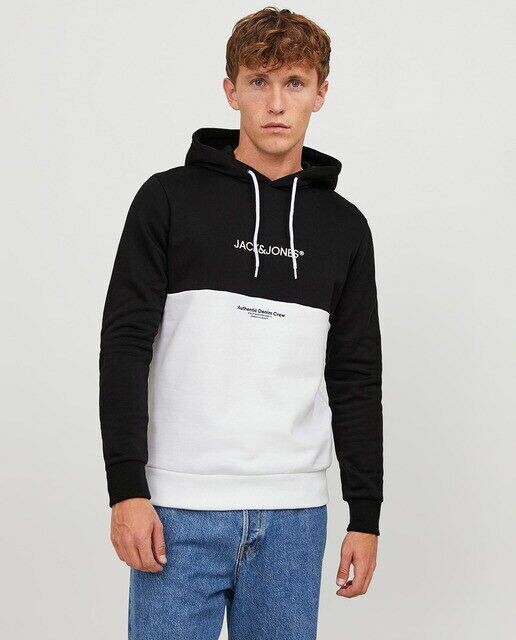 

Мужская толстовка с капюшоном Jack & Jones, черный