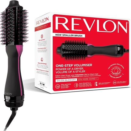 Rvdr5282Uke Фен и средство для увеличения объема для средних и коротких волос - черный, Revlon