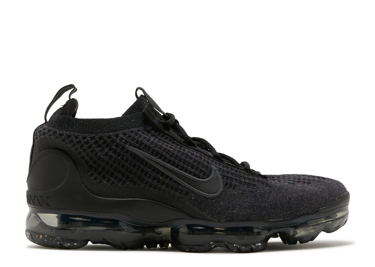 

Кроссовки Nike Air Vapormax 2021 Flyknit Gs 'Triple Black', черный
