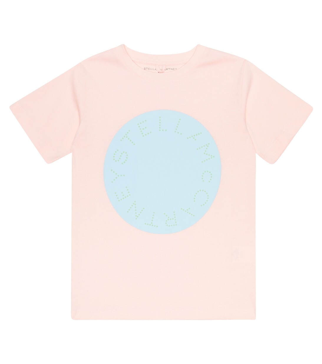 

Футболка из хлопкового джерси с принтом Stella McCartney Kids, розовый