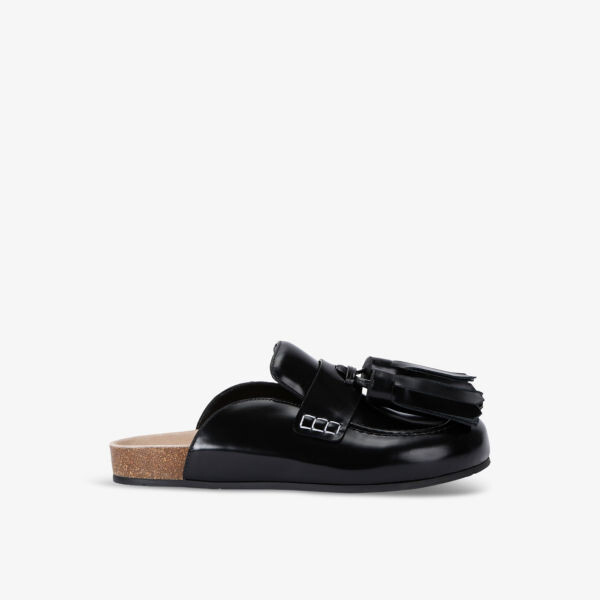 

Кожаные мокасины с кисточками Jw Anderson, черный